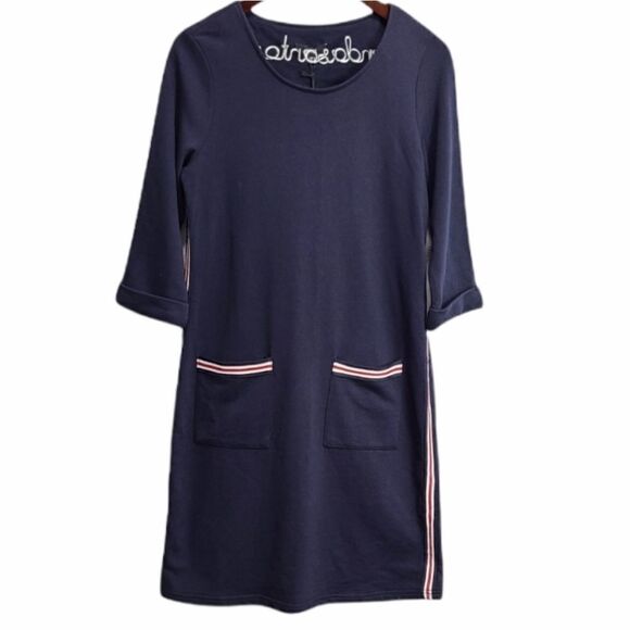 Yest Sweater Midi Navy Blue Dress Size 4 - Picture 1 of 5